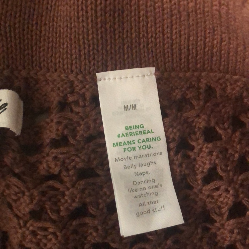 NWT Aerie Crochet Vacay Pant size M - Picture 7 of 11
